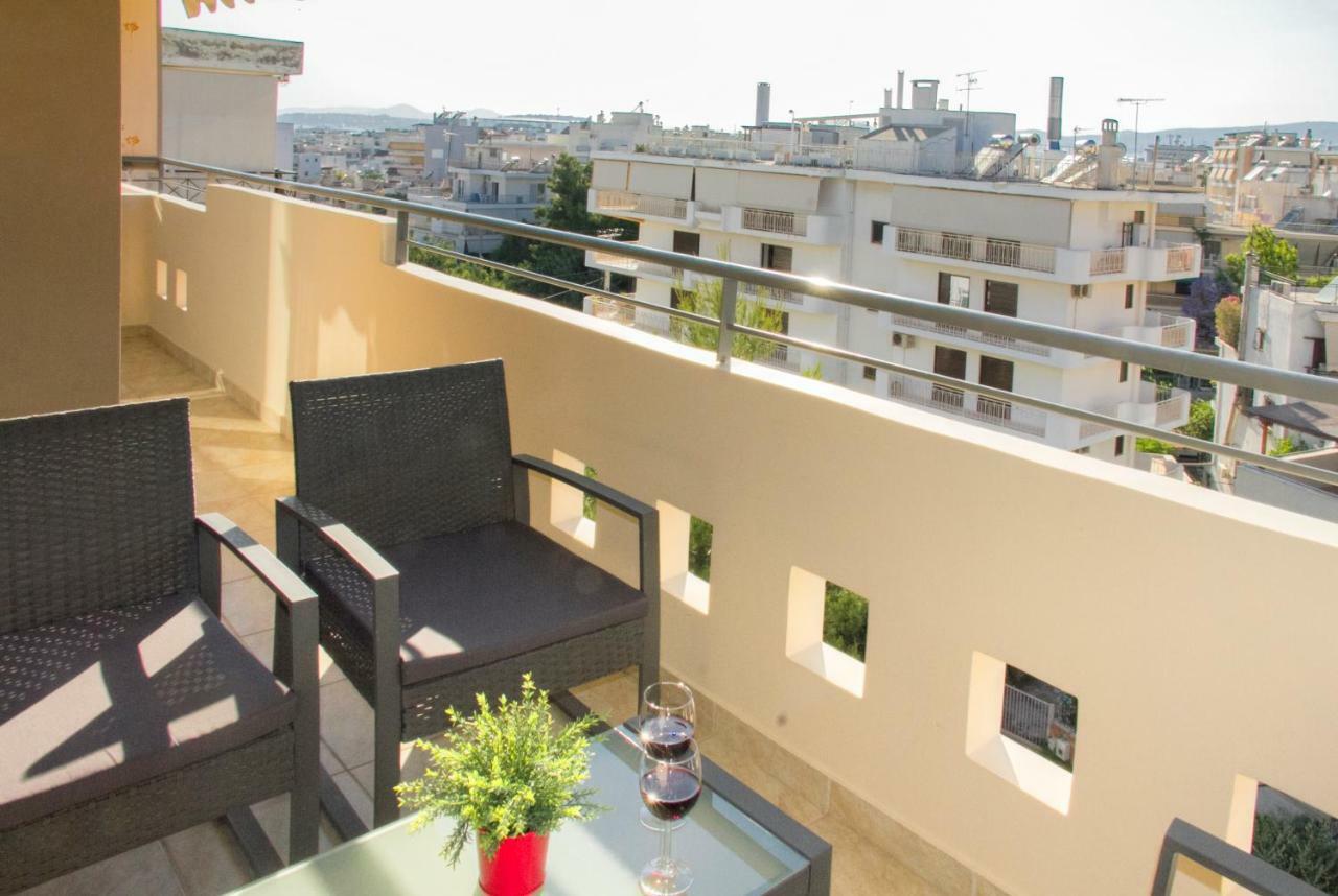 Charming Apartment Near Athens Center And The Sea Exterior foto